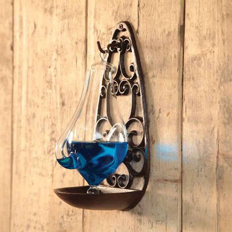 Barometro a liquido vintage 14x12x28cm (1/5)