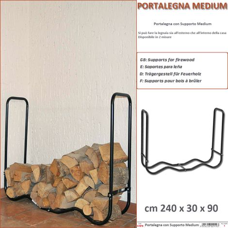 Portalegna con supporto medium (1/2)