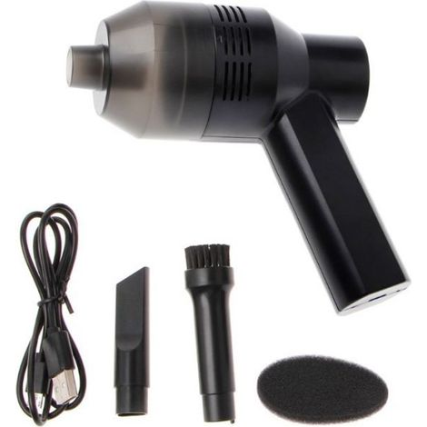 Aspirateur Portable - Sans Fil - Batterie Lithium 2000 mAh - 25 à 35 Min Autonomie - Pour Clavier Ordinateur Bureau Maison Voiture - 1 Pièce (1/4)