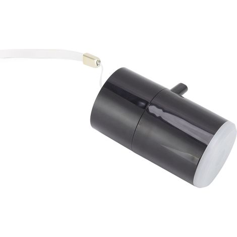 Compresseur d'air électrique sans fil, gonfleur domestique sous vide, pompe à air pour camping, matelas pneumatique, bouée de piscine, avec lampe LED extérieure, batterie intégrée, noir (1/5)