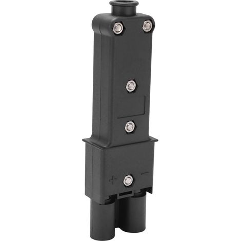 Connecteur chargeur DC 48V 2 broches pour voiturette G19/G22, fiche mâle ignifuge JR1-H235A-00, pièce de rechange compatible chariot électrique, matériau résistant aux flammes, connectique robuste (1/5)
