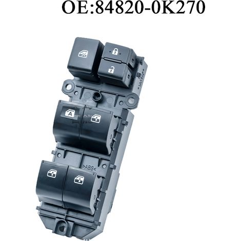 Part number 84820-0K270 is suitable for the electric window switches of the Toyota Hilux 2015-2019. (1/4)