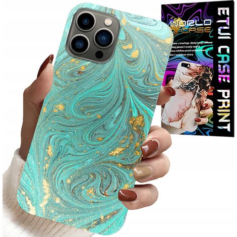 Funda para iPhone 11 PRO - diseño de mármol + cristal templado (1/5)