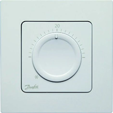 Danfoss Termostato ambiente da parete Icon(TM) con manopola, da parete, 088U1005