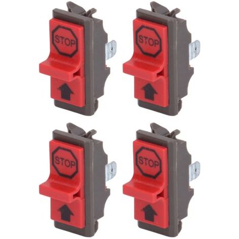 4 interrupteurs d'alimentation pour tronçonneuses Husqvarna 362, 365, 371, 372, 372xp – pièce détachée 503717901, 503718201 (1/5)