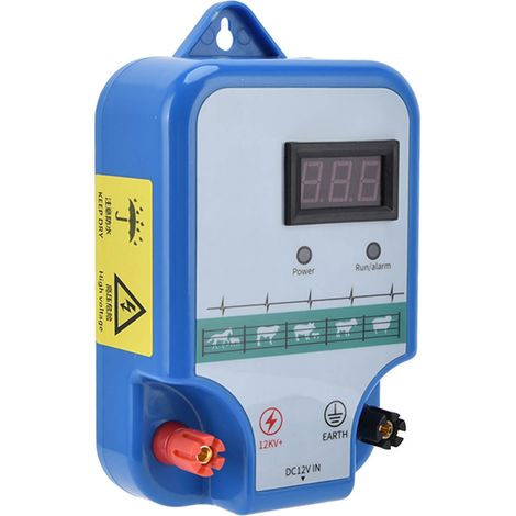 Chargeur de clôture électrique P4 / Chargeur de clôture solaire 3-15 km pour empêcher les intrusions d'animaux sauvages CN CC 180-240 V (1/5)