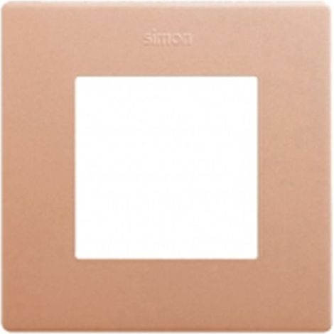 SIMON 270  Marco estética icon con 1 elemento cobre 27000610-091