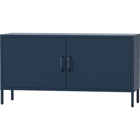 Armoire RTV à pieds ROSA, 1150 x 595 x 400 mm, Moderne : bleu marine (1/5)