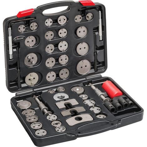 VIGOR Jeu d'outils pour pistons de freins V3760N 50 x 50