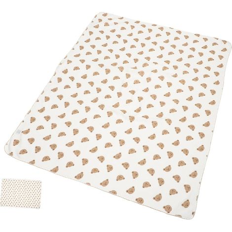 Couverture bébé ORFOFE en mousseline de coton double au (1/5)