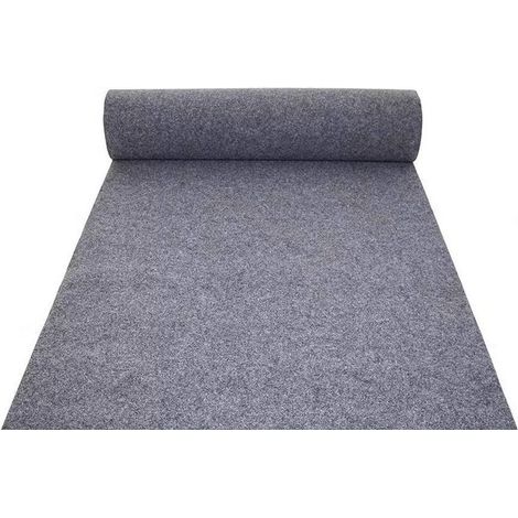 Guía de alfombra para interior y exterior Gris H 1 x 30 m