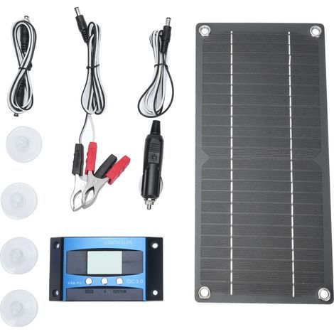 600-W-Solarpanel-Set mit 100-A-Laderegler für Auto, Wohnmobil und Wohnwagen (1/5)