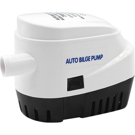 Pompe de Cale Automatique Submersible 24V 750GPH Pompe de Cale Marine Pompe à Eau avec Interrupteur à Flotteur Pompe à Eau Liquide Silencieuse Automatique