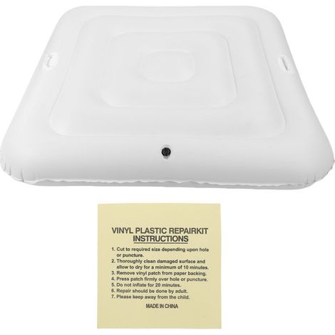 Couverture Piscine Gonflable 130cm – PVC Anti-poussière Carré pour Spa Extérieur (1/5)