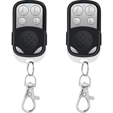 Télécommande universelle 433,92 MHz – Cloner à distance à code fixe – 4 boutons pour garage et portail – Compatible Marantec Rolling Code (1/5)
