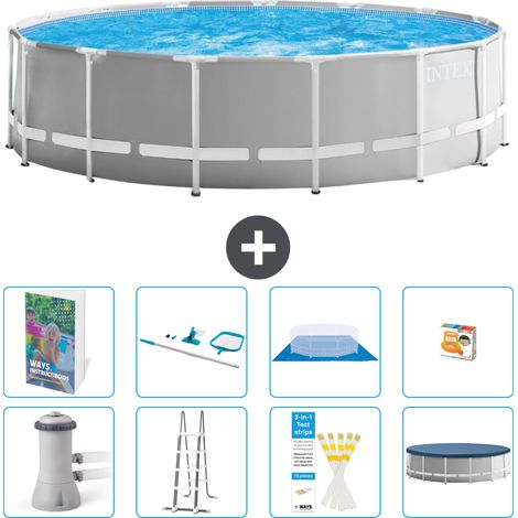 Intex Piscine Prism Frame Ronde - 457x122 cm - 9-pièces S647