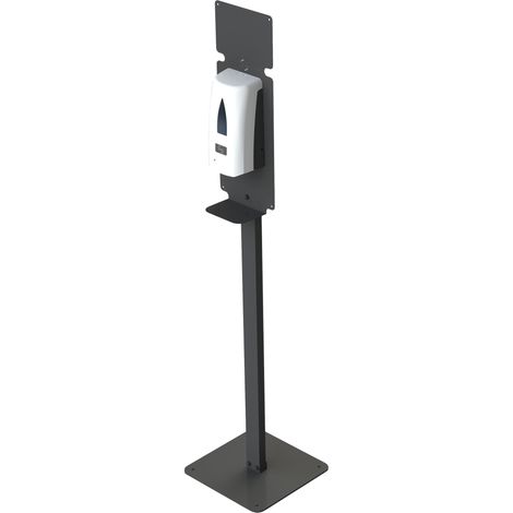 JVD - Totem de désinfection des mains avec un distributeur de gel automatique Yaliss blanc - Matériel professionnel (1/5)