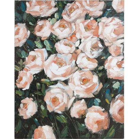 Marco Aceite Rosas Madera de pino (80 X 4 x 100 cm) (1/3)