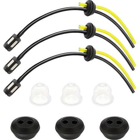 Kit de 9 filtres à essence universels, joint tuyau carburant, kit complet carburant et accessoires pour débroussailleuse, tondeuse, taille-haie, débroussailleuse tondeuse - (1/5)
