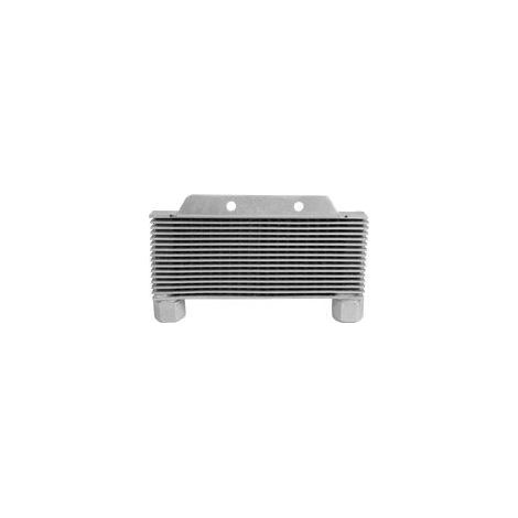 Radiateur de refroidissement d'huile moto universel – Alliage d’aluminium argenté, 15 rangées, haute résistance thermique (1/5)