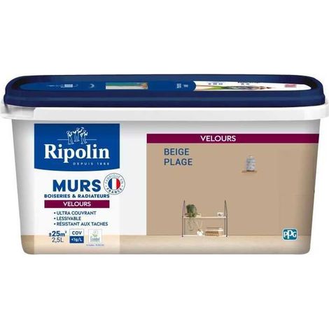 Ripolin 468428 Vernice Interna Beige Velours 2,5 L