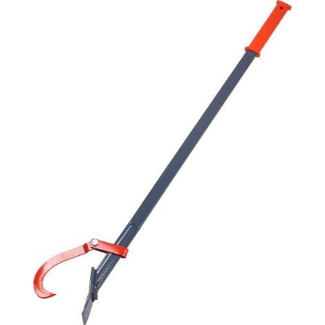 Levier D'abattage Bahco. En Acier Forgé Profilé Avec Crochet Coulissant, Poignée En Plastique, Longueur 130 Cm, Poids 3400 G, Ce (1/4)