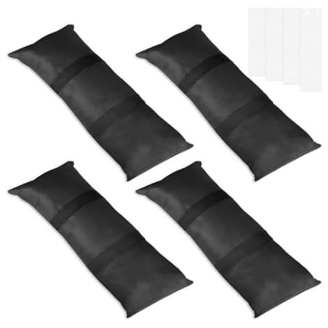 4pcs Sand Befüllbare Bodengewichte je 22 kg, Sandsack Gewichte für Sonnenschirm Beschwerer Gewölbte Beschwerungssäcke für Outdoor Sandsäcke zum Beschweren Gewichtssack für Terrasse Garten (1/5)