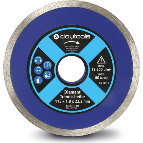 DAYTOOLS Diamant-Trennscheibe, Ø 115 mm,