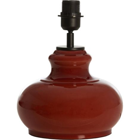 Light & Living - lampada da tavolo - Verde - marrone - vetro -