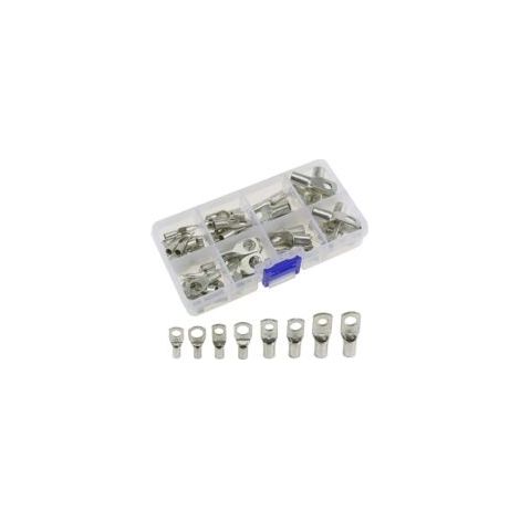60-teiliger, verzinnter Kupfer-Crimp-Batterieanschlussstecker, SC-Mundkontur - Crezuo (1/4)