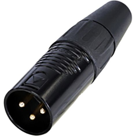 Rean AV RC3M-B XLR-Steckverbinder Stecker, gerade Polzahl: 3 1 St.