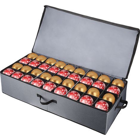Storage box for Christmas lights made of 600D Oxford fabric, holds 72 standard 10.2 cm string lights. (1/5)