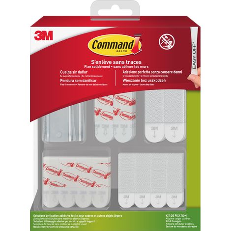 Command™ assortiment de solution de fixation accroche multi‑usage – Sans Outil, Sans Trace (1/4)