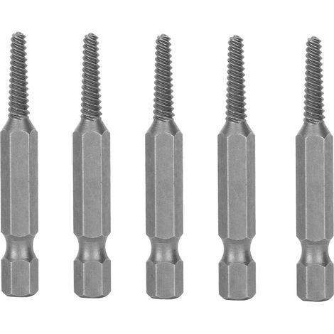 Extracteur de Boulons Cassés, Kit de 5 Pièces avec Tiges Hexagonales pour Démontage (1/5)