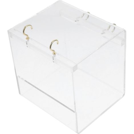 Bath for Parakeets and Cockatiels, Hanging Tray for Parrots, Practical Bath Cube for Caged Birds (1/5)