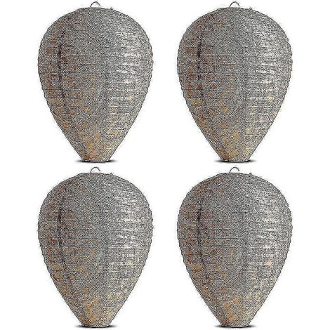 Lot de 4 leurres anti-guêpes et frelons pour nids de guêpes (1/4)