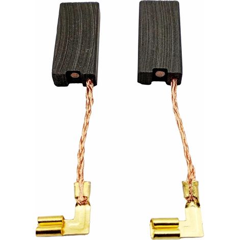 Charbons Moteur - 1 Paire - Carbone - Pour Perforateur Bosch Et Dewalt - 22,5x10x6,3mm (1/3)