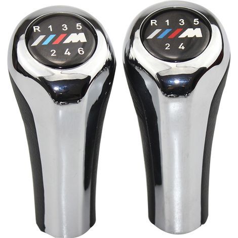 Passend für BMW-Fahrzeuge mit Schaltgetriebe, Schaltknauf, Schalthebel und Schaltkugel, glänzend galvanisiertes Schaltknaufzubehör (1/4)