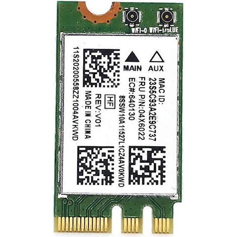 Carte Wi-Fi sans fil Atheros NFA335 M.2 NGFF QCNFA335 d'occasion pour Lenovo G40-70, G40-80, G50-80, B40-80, Z40-70, E455 et E555.