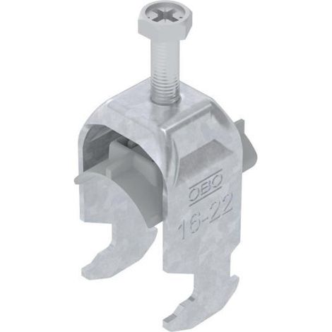 OBO Abrazadera BS-H1-K-22 acero galvanizado 16-22 mm