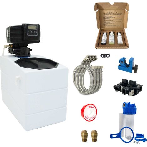 Addolcitore Acqua 4l Fleck 5600 Sxt Elettronico Volumetrico Completo Di Kit Di Installazione Fatto In Francia (1/5)