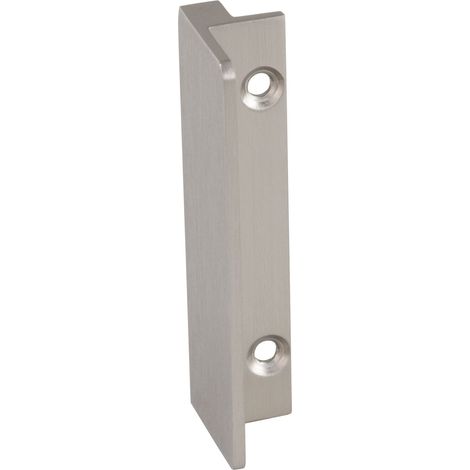 Marchesi Balkontürgriff 60 mm Aluminium Edelstahl-Effekt mit 2 Schrauben (1/3)