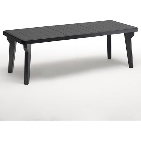 TAVOLO BERGEN 160/220X90X74H ANTRACITE- 1,0 pz
