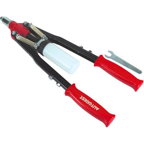 Pince à riveter 2 mains avec bol récupérateur de clous - - Pince à riveter 2 mains avec bol récupérateur de clous -