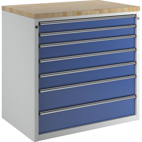 ANKE, Armoire pour comptoir de distribution, 2 tiroirs 90 mm,