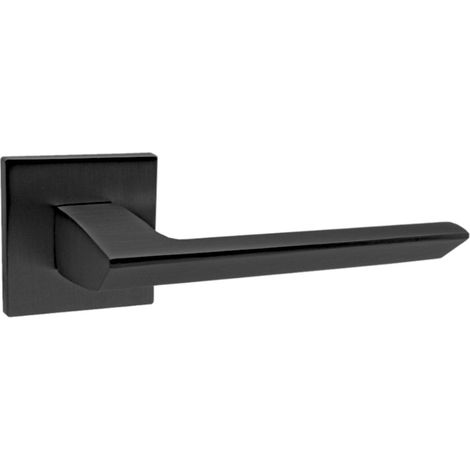 DOMINO Poignée de porte ELENA QR SLIM Noir Poignée Sans rosace Noir (1/5)