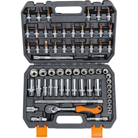 jeu de clés à douille Valex "Superlock" 62 pièces