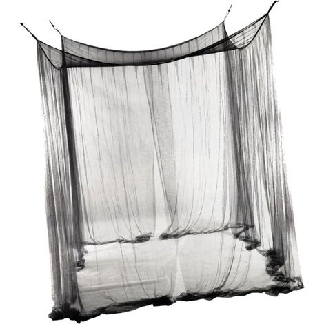 Moustiquaire d'angle pour lit simple dans les chambres (1/5)