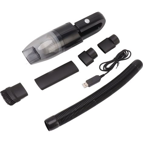 Aspirateur Main Sans Fil Rechargeable USB, Puissant et Silencieux, pour Voiture et Maison, 7.4V 120W (1/5)