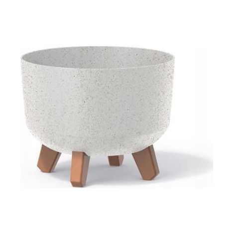 Maceta blanca con patas Gracia Standard DGRL240-S449 (1/2)